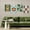 Unframed, variant on PixonSign Adhesive Wall Art Gingerbread Man, Reindeer, Santa Claus Posters, Set of 4 Festive Holiday Woodland Illustrations Wall Decor, Canvas Prints for Home Decor - 12"x16"