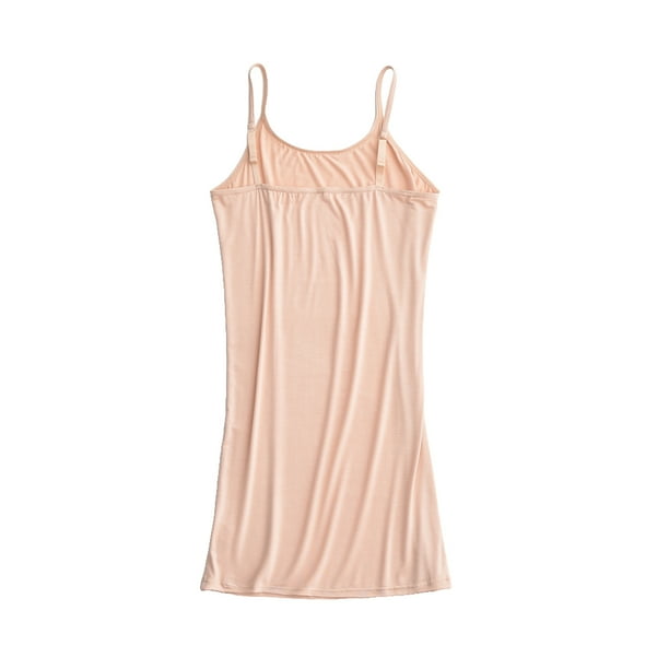 maytalsoy Women Modal Vest Uneck Skin Friendly Nude for Slip Dress