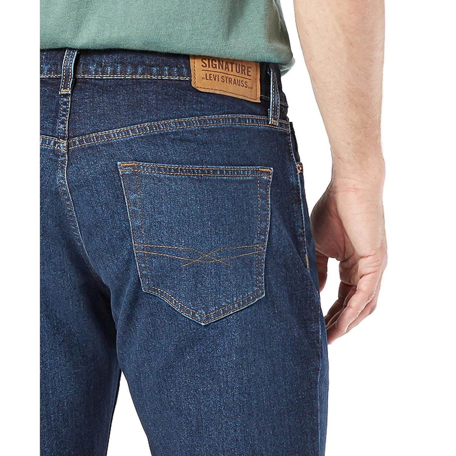 Signature by Levi Strauss & Co. ゴールドラベル レディース モダン スキニージーンズ US サイズ: 14 カラー: Levi Strauss Signature Gold Men\u0027s Relaxed Fit Flex Jeans