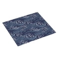thumbnail image 2 of YFYANG Absorbent Dish Drying Mat for Kitchen, Reusable Blue Line Wave Graffiti Microfiber Dish Mat, 16 x 18 Inch, 2 of 9