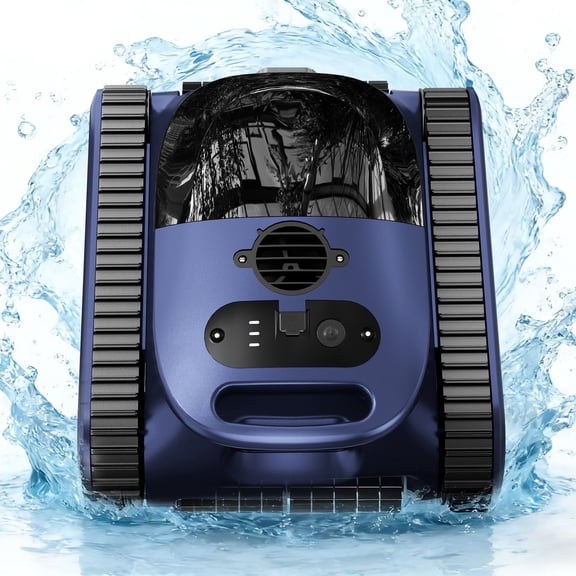 Upgrade Cordless Robotic Pool Cleaner, App Control, 3 Cleaning Modes, Smart Path Correction, Fits In-Ground & Above-Ground Pools up to 2150 Sq.Ft