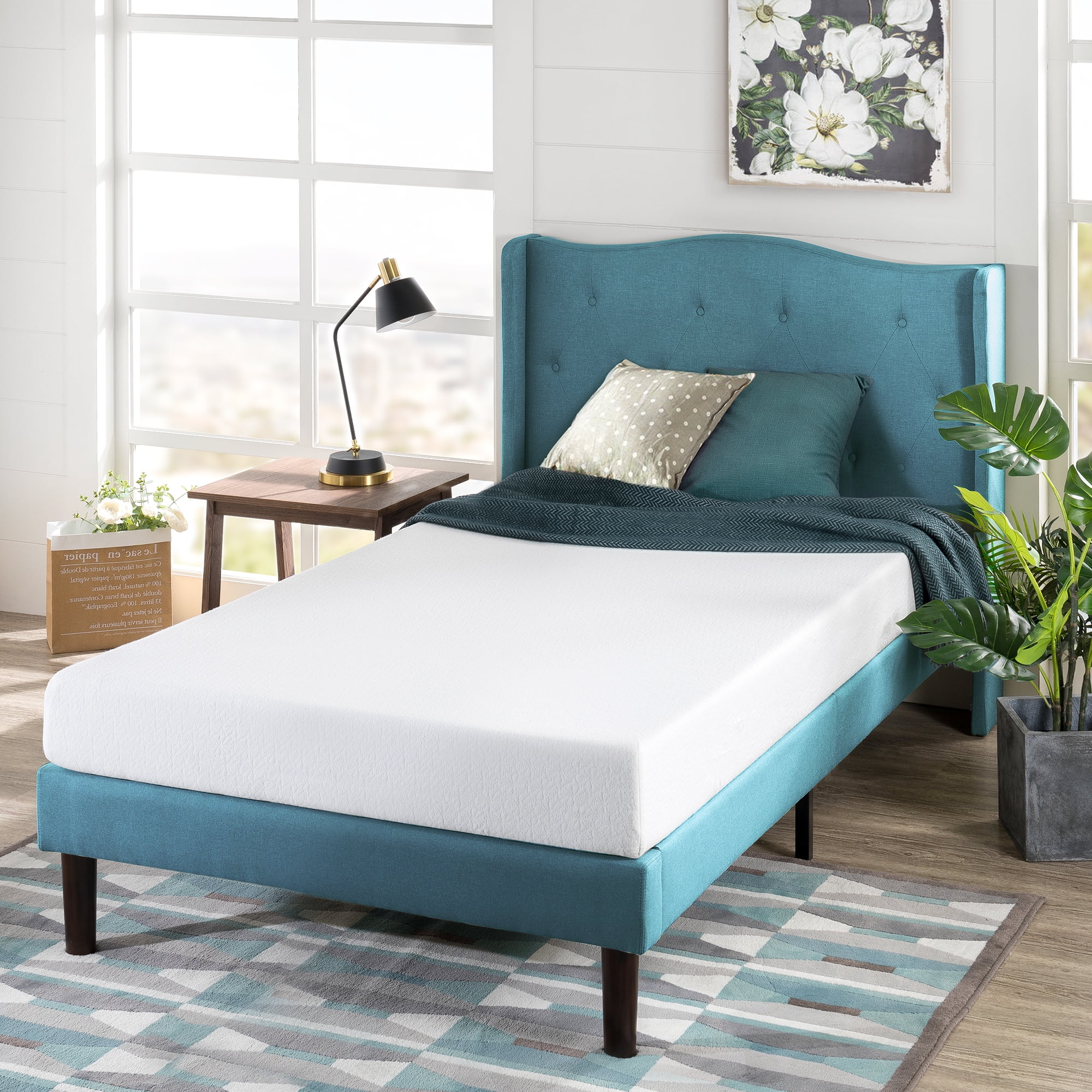 Spa Sensations by Zinus 6” Green Tea Memory Foam Mattress