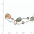 thumbnail image 3 of Labradorite Red Moonstone Fw Cultured Pearl Crystal Necklace Pendant Charm Natural Stone Shell Wood Bead Station, 3 of 7