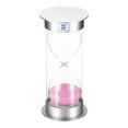 thumbnail image 1 of Unique Bargains Minuterie de Sable 40 Minutes, Horloge Sable, Compte à Rebours Verre de Sable, Sables Roses, 1 of 5