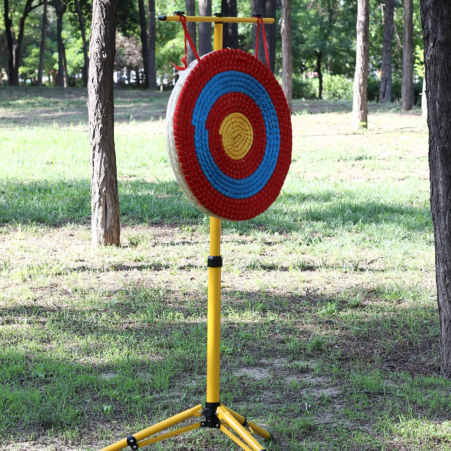 DIYMAG Archery Straw Target for Backyard, Durable & Colorful Arrow Target for Archery Outdoor Shooting Practice（19.7 x 19.7 x 2.4in）