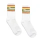 thumbnail image 1 of Calceta de Algodón Noma Outfitters Discovery Striped Block Logo - Brown, 1 of 5