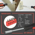 thumbnail image 5 of DNA Motoring TOOLS-00011 DNA MOTORING Red 46 PCs Home Tool Set Electronic Repair Precision Screwdriver Voltage Tester Hammer Plier DIY Kit, 5 of 6