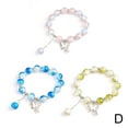 thumbnail image 5 of QHUDLV Butterfly Chain Bracelet Moonlight Stones Lucky Beads Chain Girls Jewellery, 5 of 5