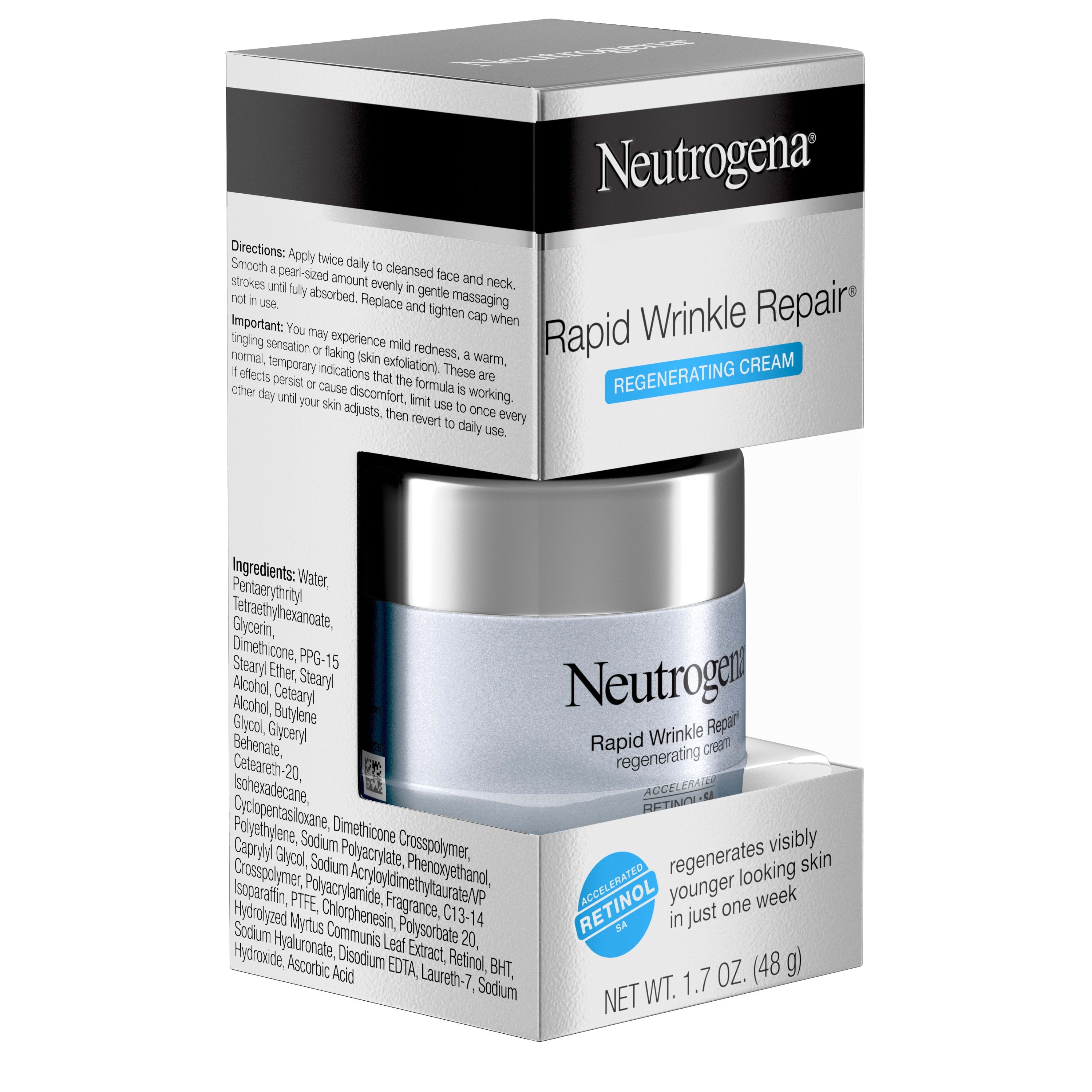 neutrogena rapid wrinkle repair regenerating cream ingredients
