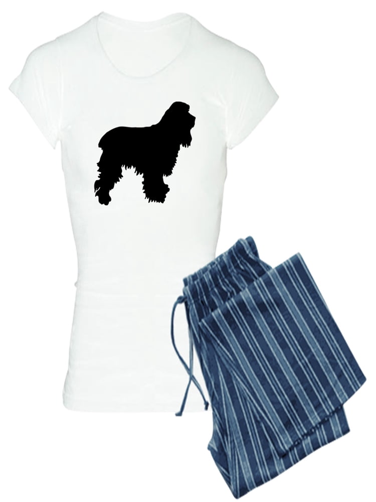 CafePress - Cocker Spaniel Silhouette - Women's Light Pajamas - Walmart.com