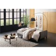 thumbnail image 4 of Enza Home Smart 3-Seater Fabric & Wood Sofa Bed in Brown and Blue, 4 of 7