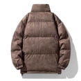 thumbnail image 4 of Winter New Men's Stand Collar Dyed Thick Large Size Fashion Padded Jacket, 4 of 4