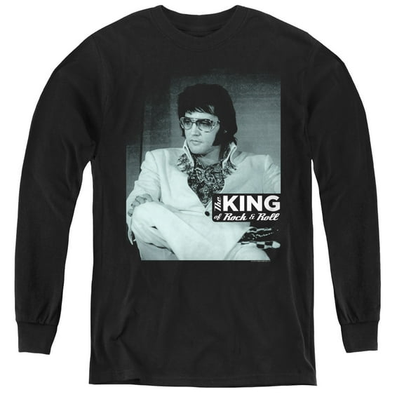 Elvis Presley Good To Be Youth Long Sleeve T-Shirt Black