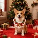 thumbnail image 5 of Collar Navideño con Adorno para Perros y Gatos | Lazo Rojo de Algodón Suave Tejido a Mano con Cascabeles Dorados | Bufanda Festiva Ajustable para Cachorros, Gatitos, Conejos y Mascotas Pequeñas, 5 of 6