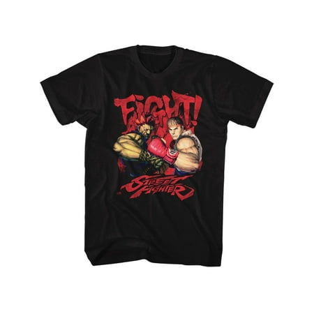 Street Fighter Video Martial Arts Arcade Game Fight Adult T-Shirt Tee (Best Street Fighting Tips)
