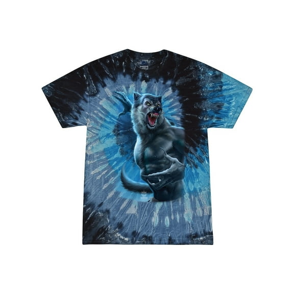 Wild Bobby, Werewolf Woods in the Night Scary Horror, Pop Culture, Tie-Dye Tees, Evening Sky, Small