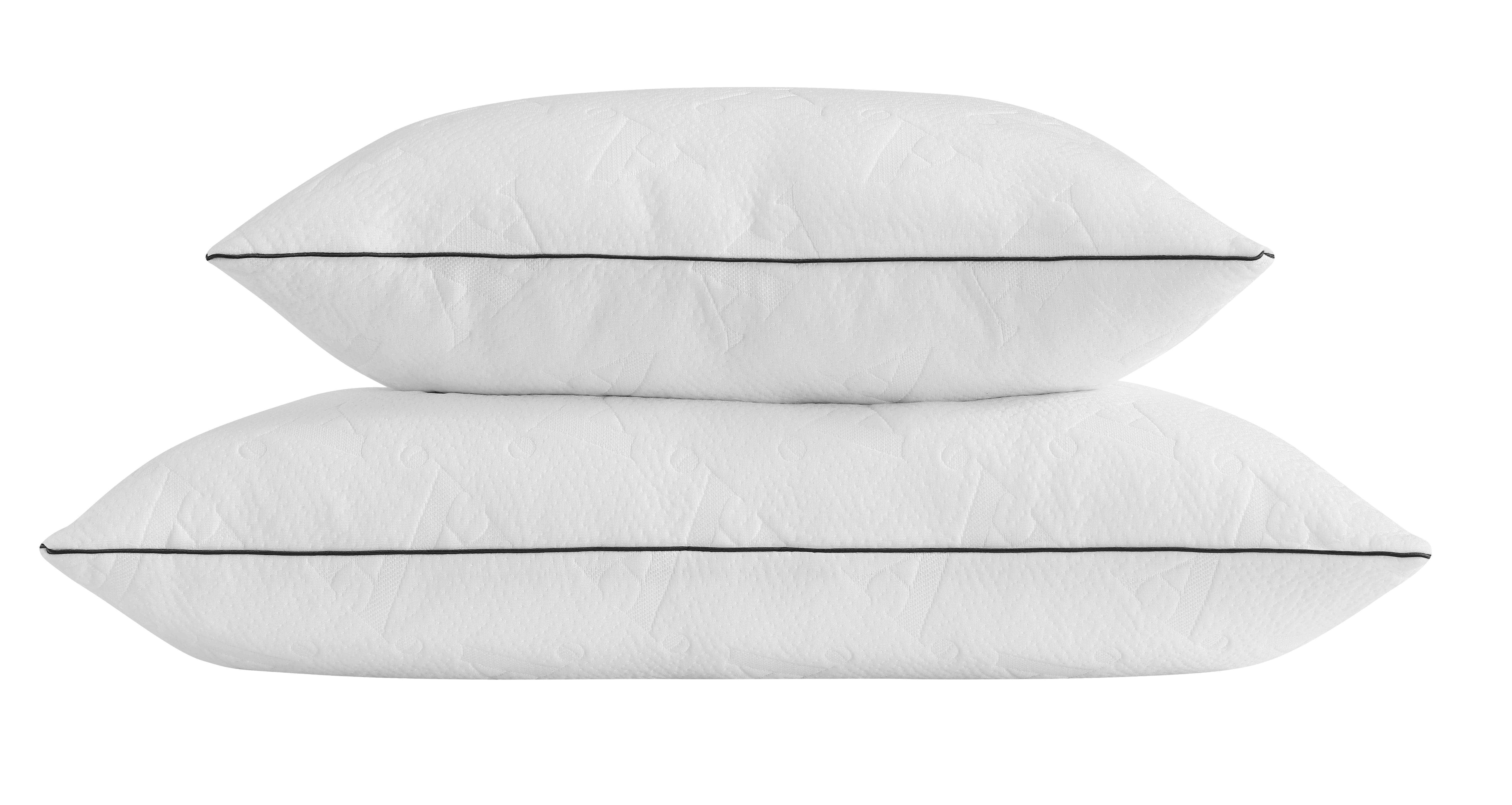 (6 pack) Allswell Ultimate Support Bed Pillow with Dual Function Fill and Removable Cover, King