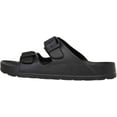 thumbnail image 2 of Norty Boy Girl Children Toddler Little and Big Kid 2 Strap Slide Sandal 41906-13MUSLittleKid (Black), 2 of 7