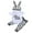 Grey, variant on Jxzom My First Easter Newborn Infant Baby Girl boy Outfit 3M 6M 12M 24M Short Sleeve Bunny Romper Pants hat 3Pcs Clothes Set