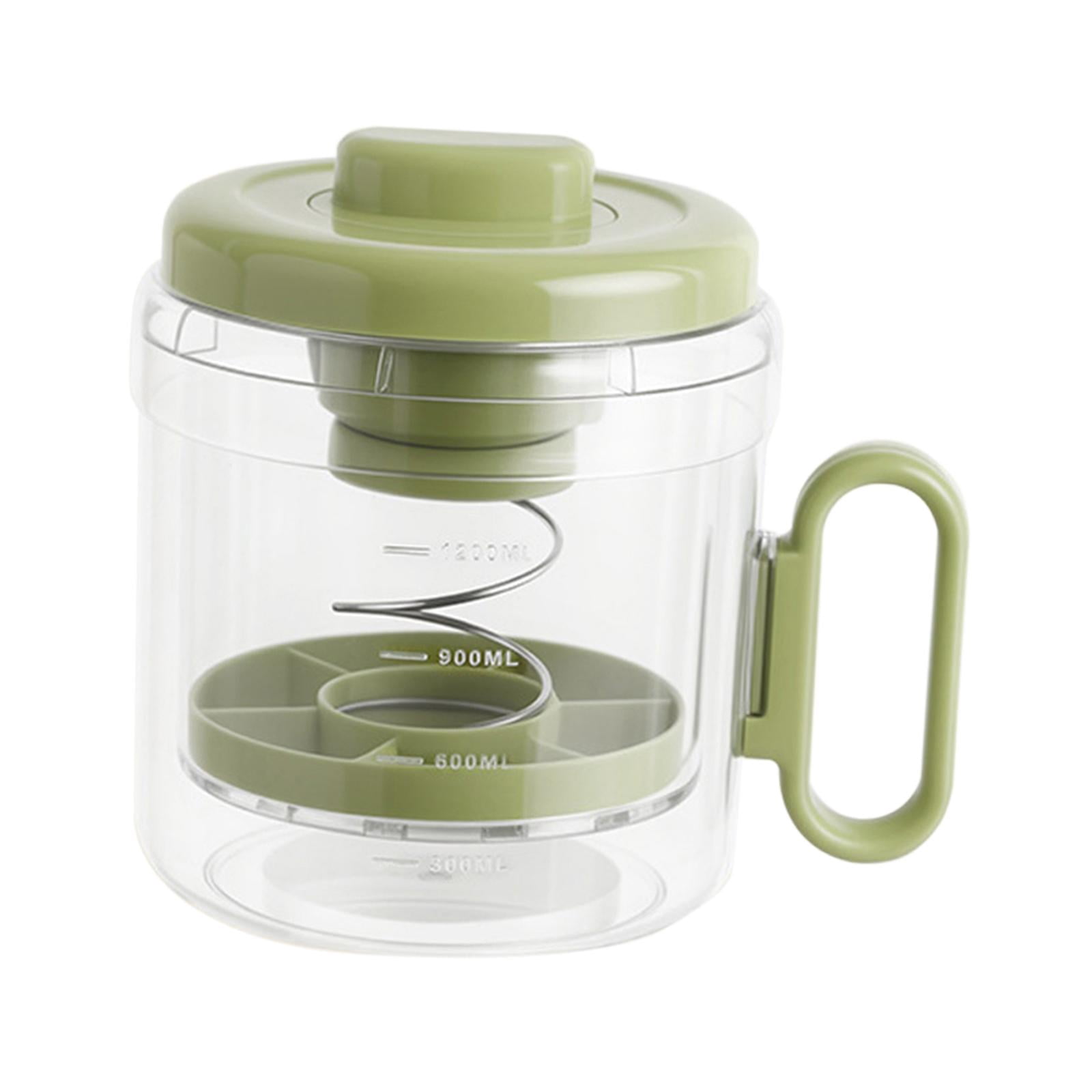 YWMJZEU Yogurt Strainer Quick Yoghurt Maker for Soup Thick Greek Yogurt Soybean Milk Green