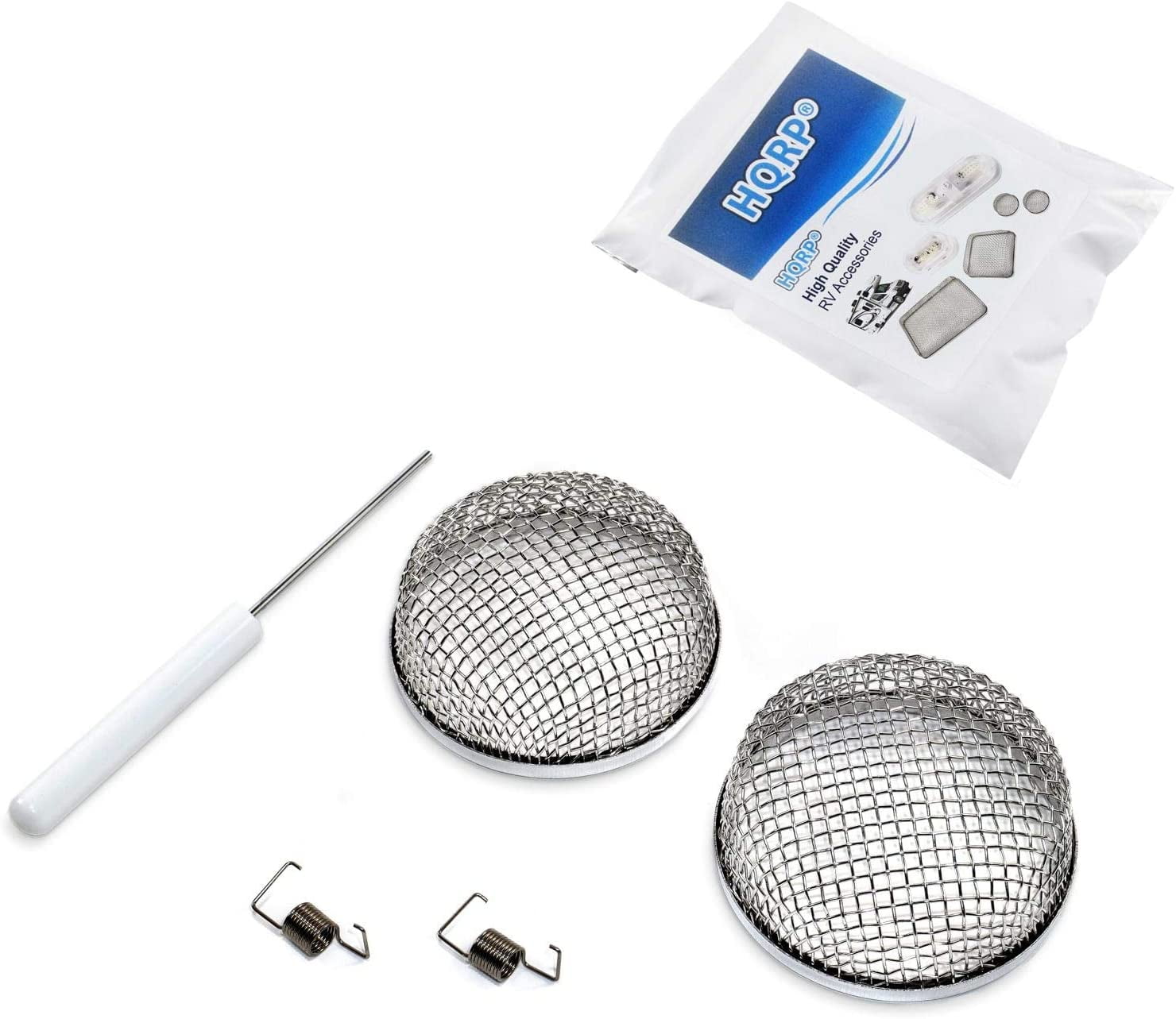 HQRP 2.8" RV Furnace Vent Cover Flying Bug Insect / Rodent Screen w