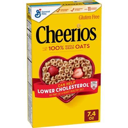 Cheerios, Heart Healthy Gluten Free Breakfast Cereal, 7.4 oz