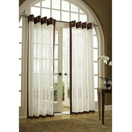 belle maison soho grommet window panel - walmart belle maison soho grommet window panel - walmart