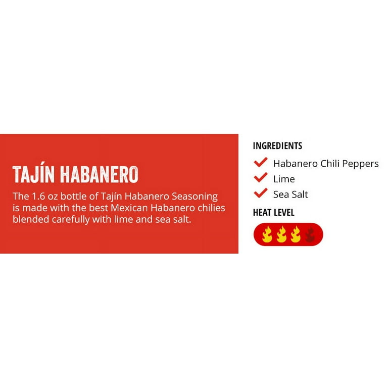 Tajin Habanero seasoning 1.6oz