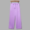 thumbnail image 6 of Women's Daily Elastic Waist Workout Trousers - Solid Long Pants - Loose Casual Style - Comfortable Fabric - All Seasons - S-XXXXXL, 6 of 6