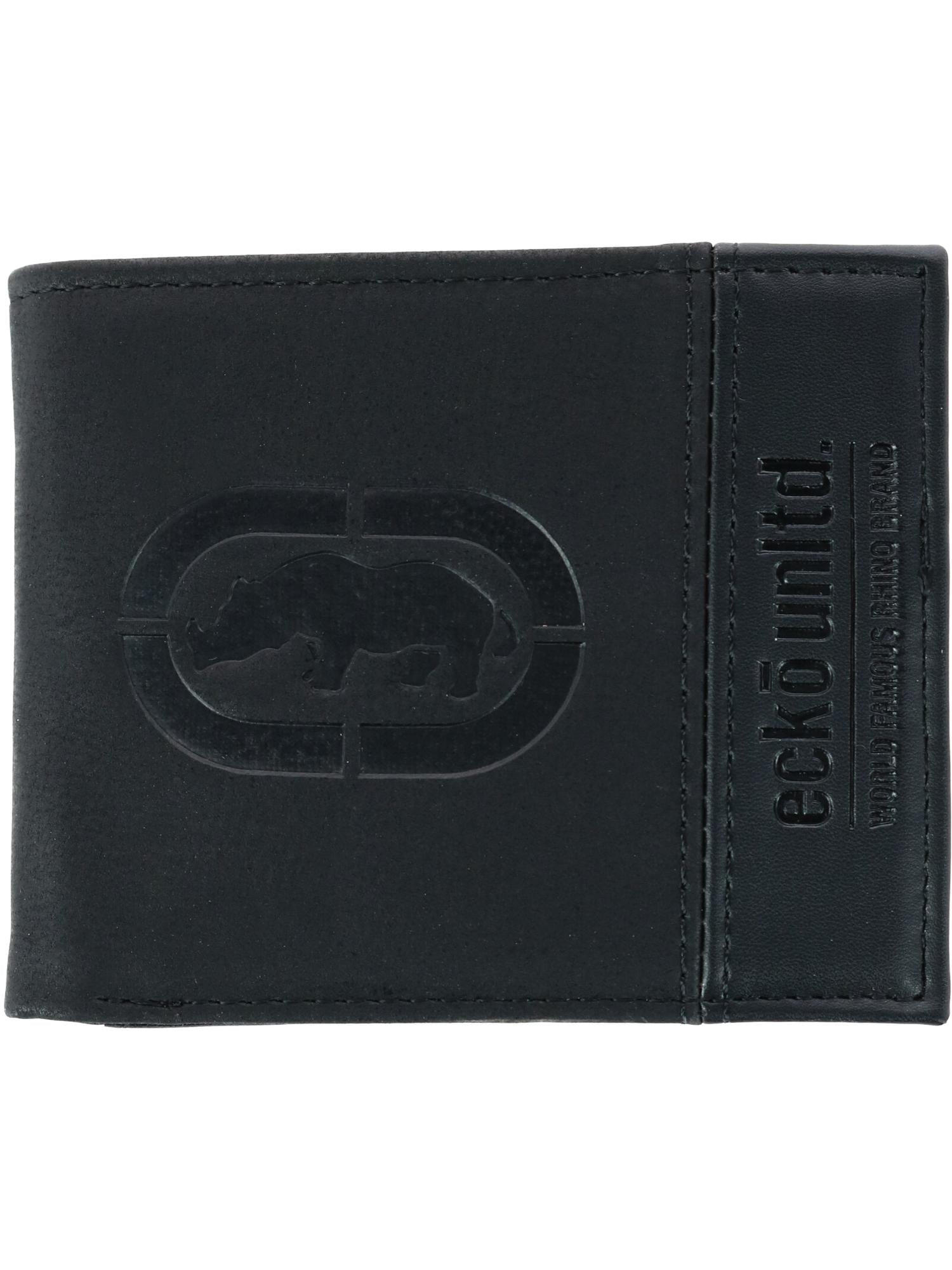 Ecko Bifold Wallet with FlipOut ID and Embossed Logo (Men's)