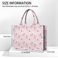 thumbnail image 3 of Large Capacity Tote Bag,Doodle Poodle Image Handbag Fashion Luxury Tote Bag,15.7"x13"x 5.1" Inches,Laptop Compatible, 3 of 6