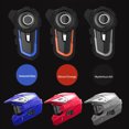 thumbnail image 4 of Casco de motocicleta BT Auricular Intercom con radio FM Casco impermeable, 4 of 6