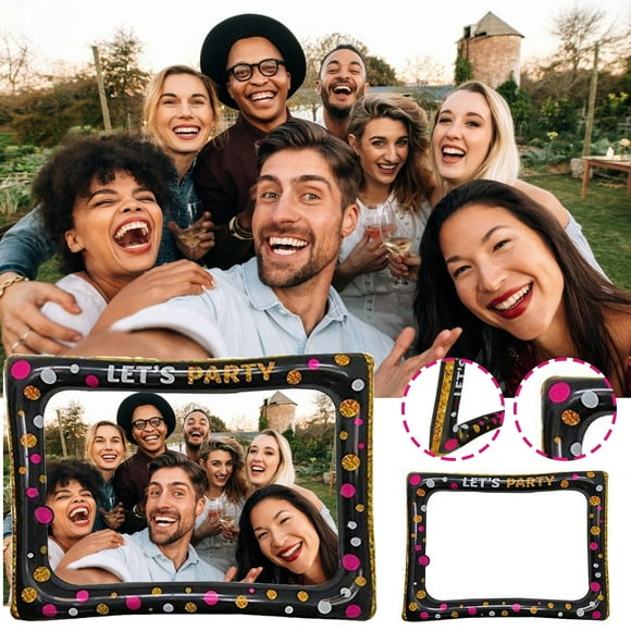 Daisyyozoid Wholesale PVC Inflatable Photo Frame Photo Frame Party Holding Self Frame Photo Props