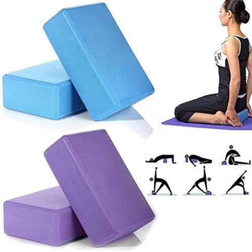 Foam Brick Hard Yoga Block Pilates For Exercise Fitness Stretching Gym 