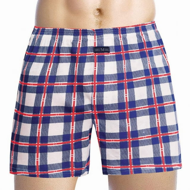 1 bóxer para hombre, 100 % algodón, tejido, varios colores.