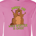 thumbnail image 4 of Inktastic Groundhog Day Wake Me When Winter is Over Long Sleeve T-Shirt, 4 of 5