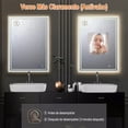 thumbnail image 2 of Espejo Led Baño 50x70cm Touch 3 Modo Con Función Antivaho Genérico Espejo, Accesorio, Baño, 2 of 7