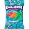 Shaq-A-Licious Xl Gummies Sneakers Fruit Flavored Chewy Candy, Bag 6.2 oz