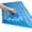 Pebbles-clear Blue, variant on Oval Bathtub Mat Non Slip, Clear Bubbles Bath Mats for Tub, Shower Mat with Drain Holes, Suction Cups, Machine Washable Bath Tub Mat, BPA, Latex, Phthalate Free for Bathroom, 27 x 14 Inch