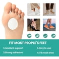 thumbnail image 4 of Welnove Extra Thick Corn Callus Cushion Pads Pain Relief Friction Protection,24 Count,White, 4 of 7
