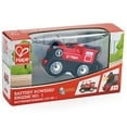thumbnail image 2 of Hape: Battery Powered Engine No.1 - Red-White-Black - Wooden Light & Sound Train Toy, Forward/Reverse, Compatible w/ Most Wooden Railway Sets, Kids 3+, 2 of 8