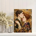 thumbnail image 2 of The Kiss Mosaic Canvas Wall Art, Classic Decor for Living Room Bedroom Hotel Lobby Office Home Interior, 2 of 8