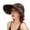 Black, variant on Sun Hat for Women - Wide Brim Sun Hat, Packable UV Protection Visor Floppy Womens Beach Cap