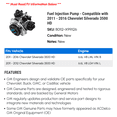 thumbnail image 2 of Fuel Injection Pump - Compatible with 2011 - 2016 Chevy Silverado 3500 HD 2012 2013 2014 2015, 2 of 2