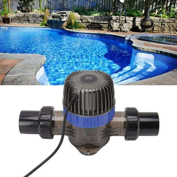 Salt Chlorine Generator, 2 Gears 1000 To 2000PPM Salt Water Chlorination System Swimming Pool Generator With Intelligent Control Salt Water Chlorinator Cell For Swim Spas