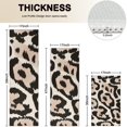 thumbnail image 4 of Beige and Black Leopard Pattern Kitchen Rugs Sets Of 3,Kitchen Runner Rugs Non Skid Washable,Decorative Kitchen Floor Mats for Kitchen,Sink,Laundry,17"x30"+ 17"x47" + 17"x59", 4 of 6