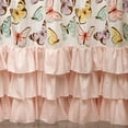 thumbnail image 4 of Lush Decor Flutter Butterfly Kids Nature Shower Curtain, 72x72, Pink, Single, 4 of 9