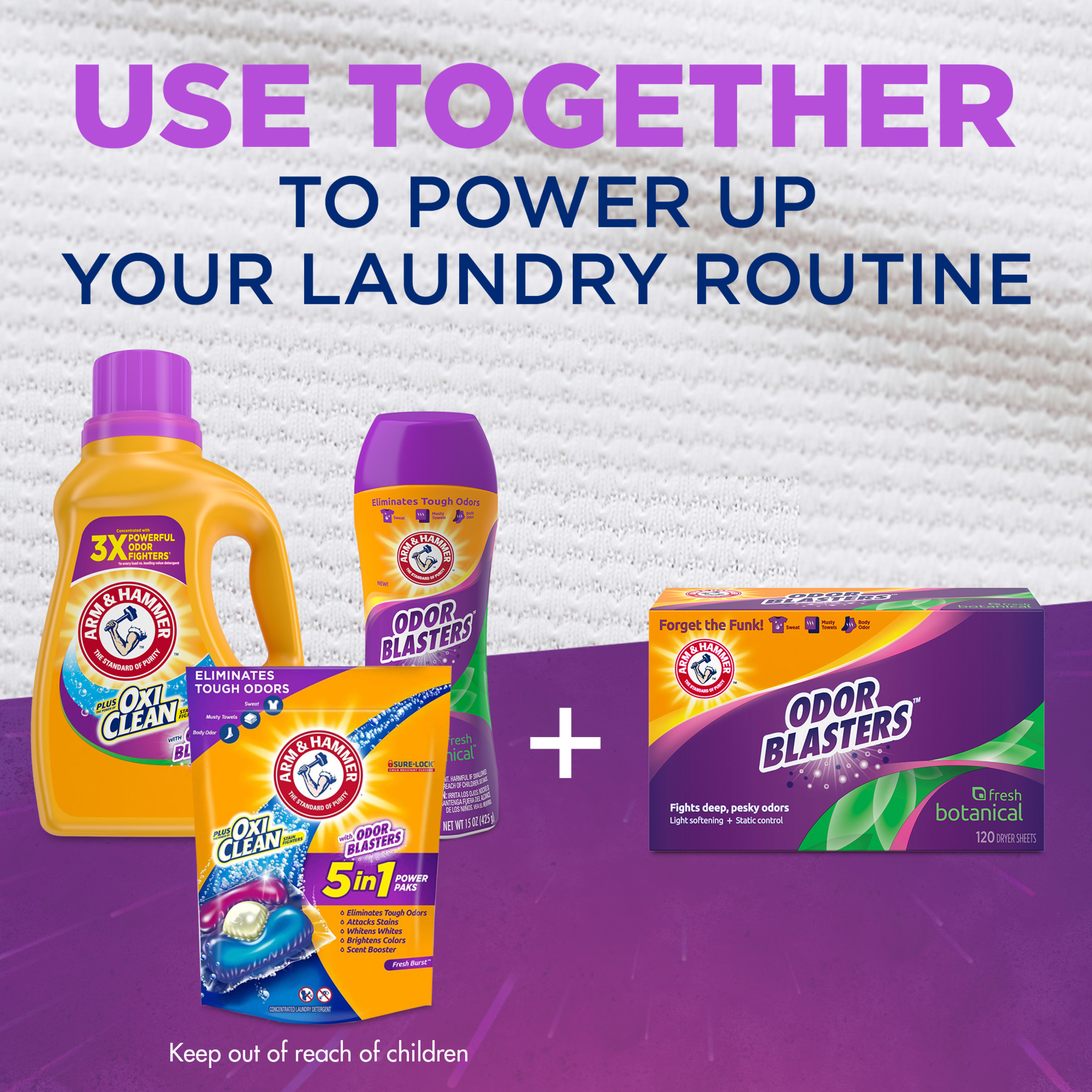 ARM & HAMMER Odor Blaster Dryer Sheets, 120 Count photo 6