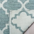 thumbnail image 4 of SAFAVIEH Montauk Giovanni Geometric Area Rug, Dark Mint/Ivory, 3' x 5', 4 of 6