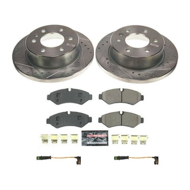 Rear Brake Pad and Rotor Kit - Compatible with 2019 - 2021 Freightliner Sprinter 2500 2020